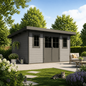 30% Rabatt ✓ 4 × 3 m | WPC Gartenhütte Style DeLuxe 11,28 m² | modern Unkategorisiert online kaufen