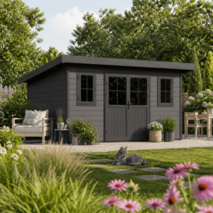 29% Rabatt ✓ 5 × 3 m | WPC Gartenhütte Style DeLuxe 15,0 m² | modern Unkategorisiert online kaufen 29% Rabatt ✓ 5 × 3 m | WPC Gartenhütte Style DeLuxe 15,0 m² | modern Unkategorisiert online kaufen