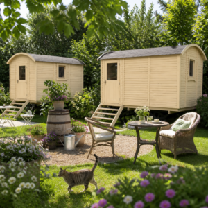 26% Rabatt ✓ 7 × 3 m | Gartenhütte Zirkus- und Schäferwagen Hans | Massivholz Unkategorisiert online kaufen