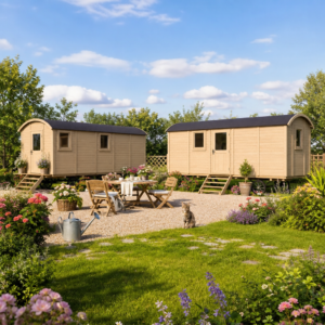 26% Rabatt ✓ 7 × 2 m | Gartenhütte Zirkus- und Schäferwagen Knut | Massivholz Unkategorisiert online kaufen