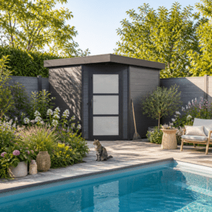 31% Rabatt ✓ 6 × 4 m | WPC 5-Eck Gartenhütte Apex Unkategorisiert online kaufen