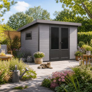 31% Rabatt ✓ 4 × 2 m | WPC Gartenhütte Style DeLuxe 8,4 m² in moder | modern Unkategorisiert online kaufen