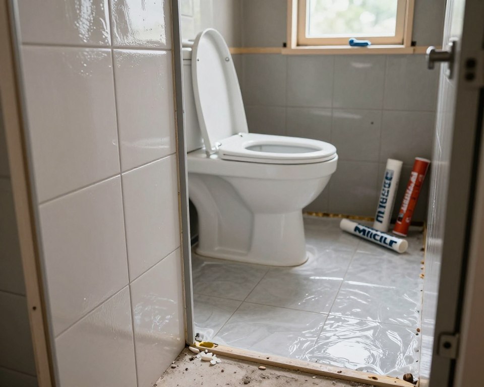 Abdichtung Gartenhaus WC