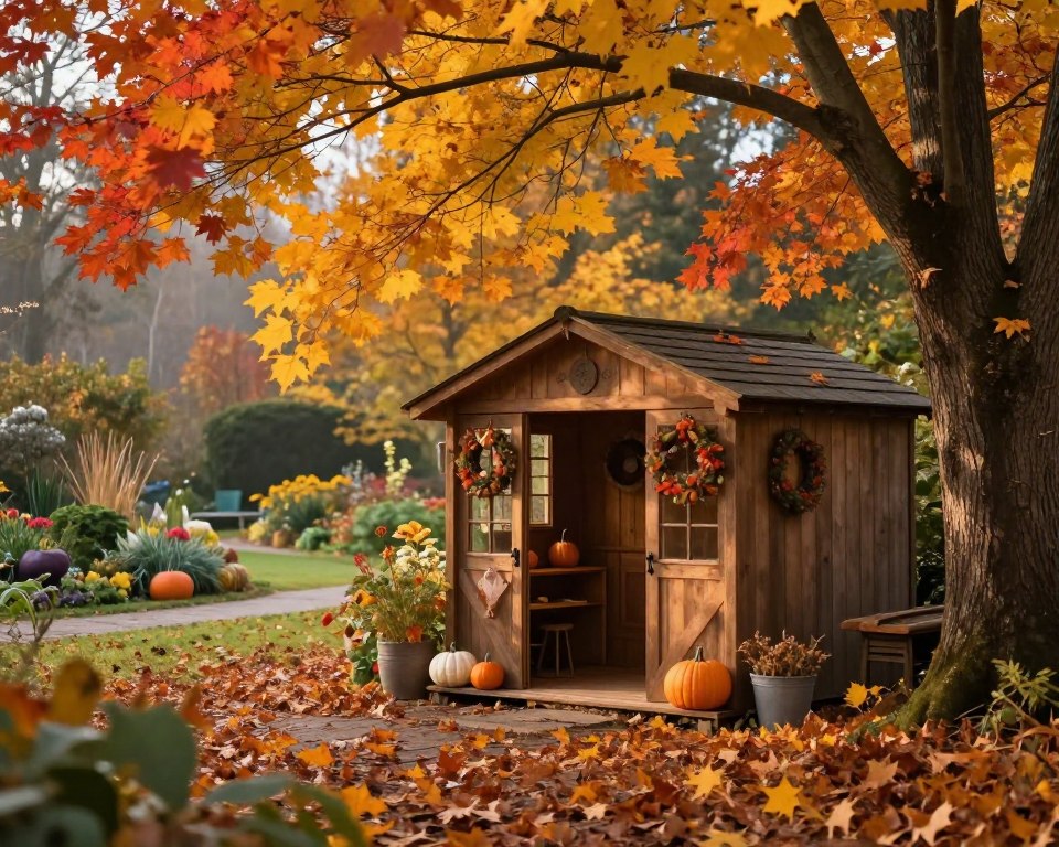 Herbstcheck Gartenhütte