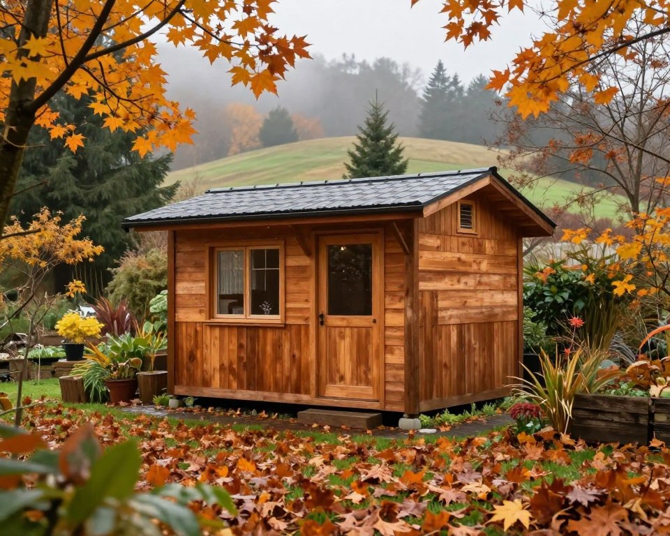 Holzgartenhaus schützen vor Feuchtigkeit