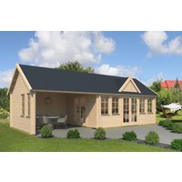 26% Rabatt ! Fjordholz Gartenhütte Modell Teehaus Kensington 44 6x4m