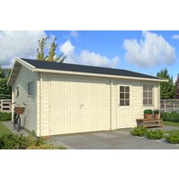26% Rabatt ! Fjordholz Holzgarage Modell Anton 44 B
