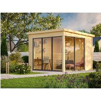 26% Rabatt ! Fjordholz Gartenhütte Modell Mia 28 A 4x3m