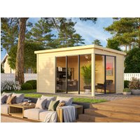 26% Rabatt ! Fjordholz Gartenhütte Modell Mia 28 C 5x4m