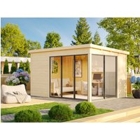 26% Rabatt ! Fjordholz Gartenhütte Modell Mia 28 D 5x3m