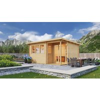 26% Rabatt ! Fjordholz Gartenhütte Modell Home Office Sam 44 5x4m