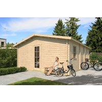 26% Rabatt ! Fjordholz Gartenhütte Modell Ernst 44 6x4m