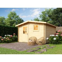 26% Rabatt ! Fjordholz Satteldach Gartenhütte Modell Eliza 5B 3x3m