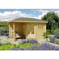 26% Rabatt ! Fjordholz 5-Eck Gartenhütte Modell Evelyn 2B 4x3m