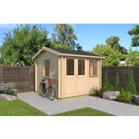 26% Rabatt ! Fjordholz Gartenhütte Modell Narvic 70 A 4x3m