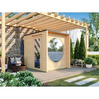 26% Rabatt ! Fjordholz Saunahaus Modell Box Größe XXS natur