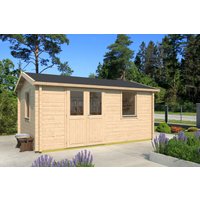 26% Rabatt ! Fjordholz Gartenhütte Modell Narvic 70 E 6x4m