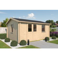 26% Rabatt ! Fjordholz Gartenhütte Modell Narvic 70 F 5x4m
