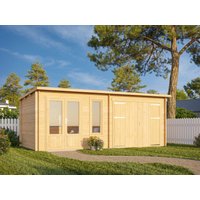 27% Rabatt ! Fjordholz Gartenhütte Modell Gardenstore 28 B 6x4m