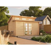26% Rabatt ! Fjordholz Pultdach Gartenhütte Modell Aktiva-28 B 4x3m