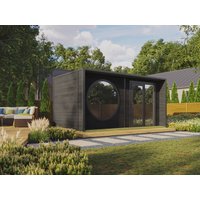 26% Rabatt ! Fjordholz Saunahaus Modell Box Größe XL schwarz