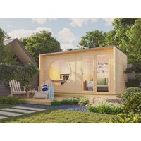 26% Rabatt ! Fjordholz Gartenhütte Modell Office Box Größe XL na 6x4m