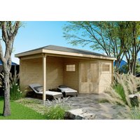 26% Rabatt ! Fjordholz 5-Eck Gartenhütte Modell Evelyn 2C 5x3m