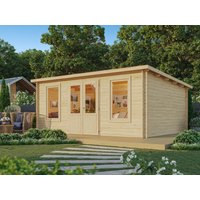26% Rabatt ! Fjordholz Pultdach Gartenhütte Modell Rex 28 A 5x3m