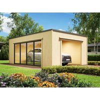 26% Rabatt ! Fjordholz Holzgarage Modell Q-Bic 34 B