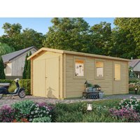 26% Rabatt ! Fjordholz Holzgarage Modell Kim 28