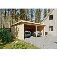 26% Rabatt ! Fjordholz Holzgarage / Carport Modell Nadia 28