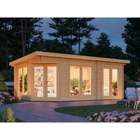 22% Rabatt ! Fjordholz 5 Eck Gartenhütte Modell Julia 40