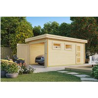 26% Rabatt ! Fjordholz Holzgarage Modell Ken 28