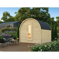 26% Rabatt ! Fjordholz Pod Sauna Modell Luxe 240 cm
