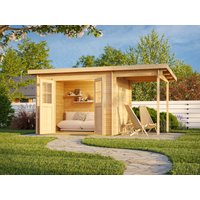 26% Rabatt ! Fjordholz Pultdach Gartenhütte Modell Ezra 2G 6x4m