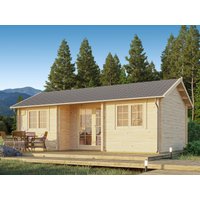 26% Rabatt ! Fjordholz Gartenhütte Modell Wallis 70 6x4m