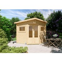 26% Rabatt ! Fjordholz 5-Eck Gartenhütte Modell Leva 2A 3x3m