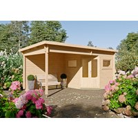 26% Rabatt ! Fjordholz 5-Eck Gartenhütte Modell Leva 2C 6x3m
