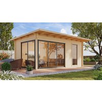 26% Rabatt ! Fjordholz Gartenhütte Modell Starla 44 F 6x4m