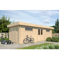 26% Rabatt ! Fjordholz Gartenhütte Modell Vaud 70 7x5m