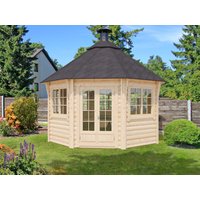 26% Rabatt ! Fjordholz 8-Eck Grillpavillon Modell Gunnar 12m² 4x3m