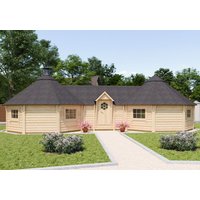 26% Rabatt ! Fjordholz Doppelkota Modell Alva 38 m² 7x6m