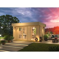 26% Rabatt ! Fjordholz Gartenhütte mit Flachdach Modell Kubi Min 4x3m 26% Rabatt ! Fjordholz Gartenhütte mit Flachdach Modell Kubi Min 4x3m