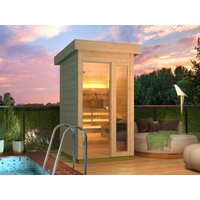 26% Rabatt ! Fjordholz Mini Saunahaus Modell Irma 44