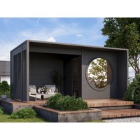 26% Rabatt ! Fjordholz Saunahaus Modell Box Größe XXS + SD schw