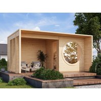26% Rabatt ! Fjordholz Saunahaus Modell Box Größe XXS + SD natu