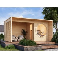 26% Rabatt ! Fjordholz Gartenhütte Modell Office Box Größe XXS + 4x3m