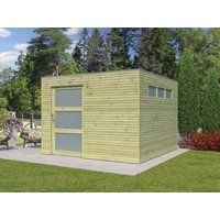 26% Rabatt ! Gartenhütte Modell QBS-Line 9,00 m²
