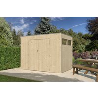 26% Rabatt ! Gartenhütte Modell QBV3-Line 5,90 m²