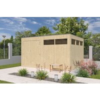 26% Rabatt ! Gartenhütte Modell QBV3-Line 11,89 m²
